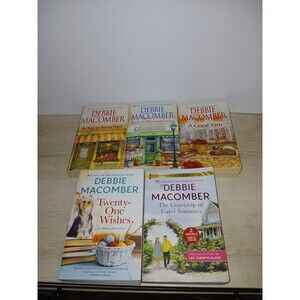 Lot of 5 Paperback Books by Debbie Macomber Romance 4 Are Blossom Street Series